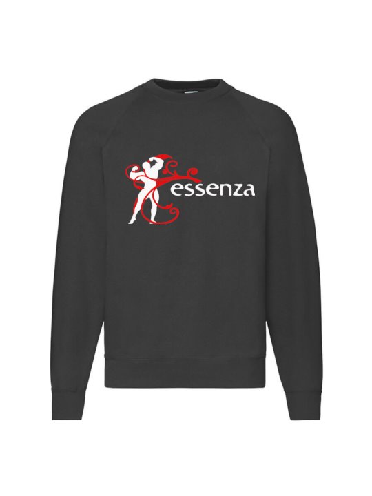 Nera Felpa Raglan Nera